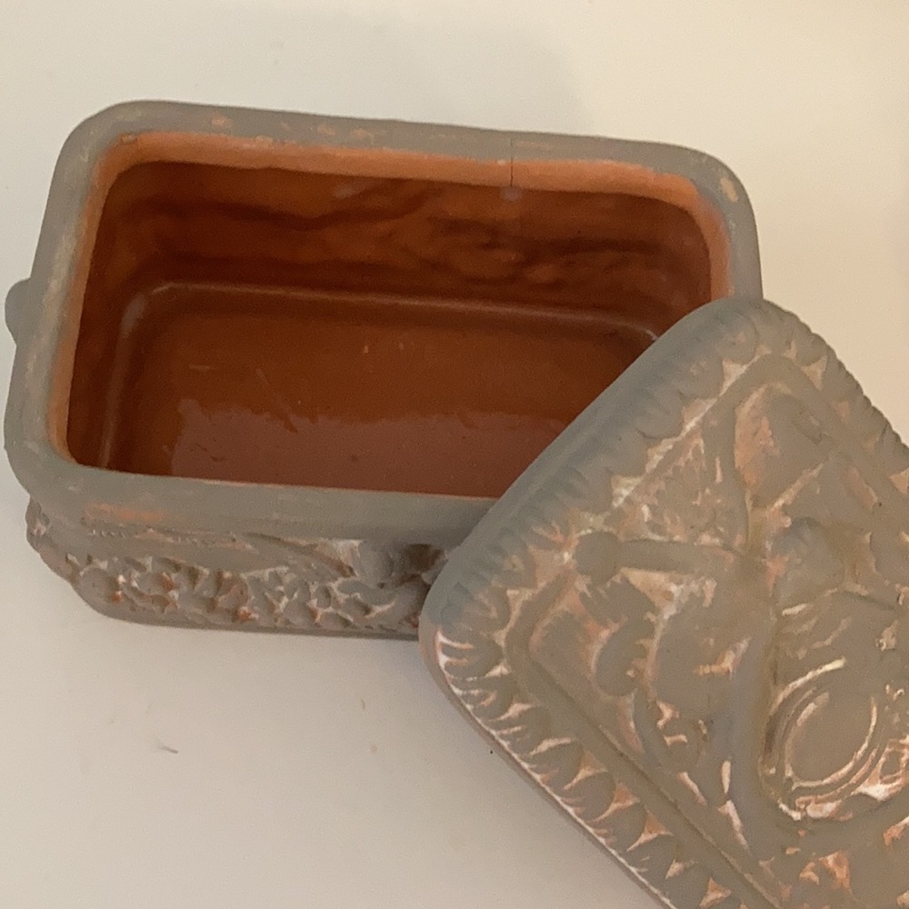 Terracotta Trinket Box - Picture 3 of 6